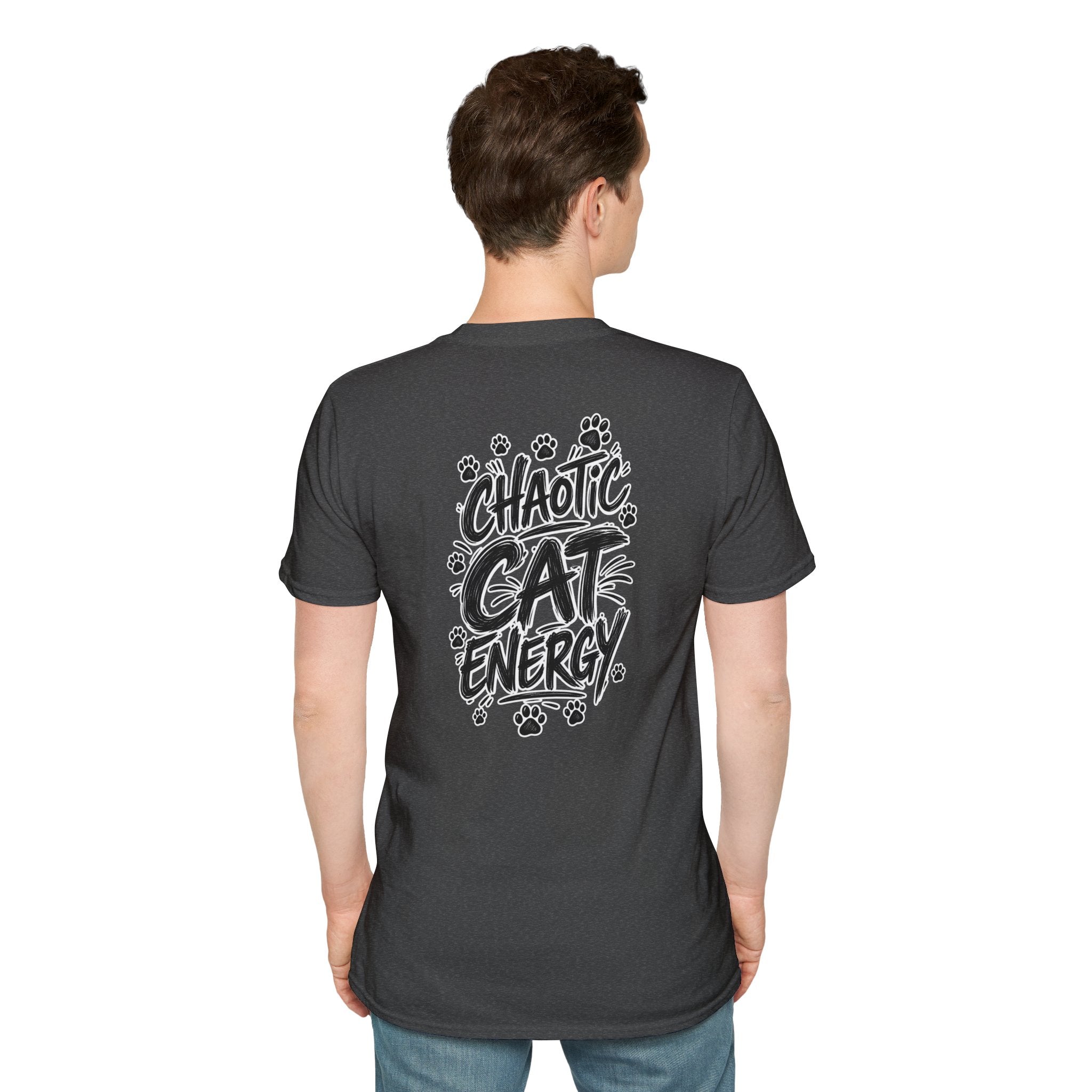 Funny Cat Shirt Chaotic Cat Energy Sarcastic Cat Lover Graphic Tee Cat Lover Graphic Tee Dark Humor Tee Unique Gift Funny Tshirt