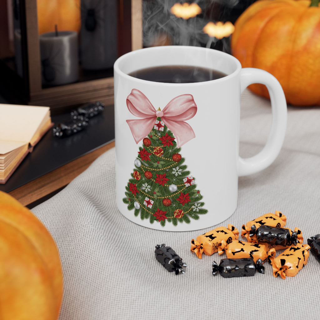 Pink Christmas Mug Christmas Tree Mug Cute Christmas Coffee Cup Funny Cute Gift 2026