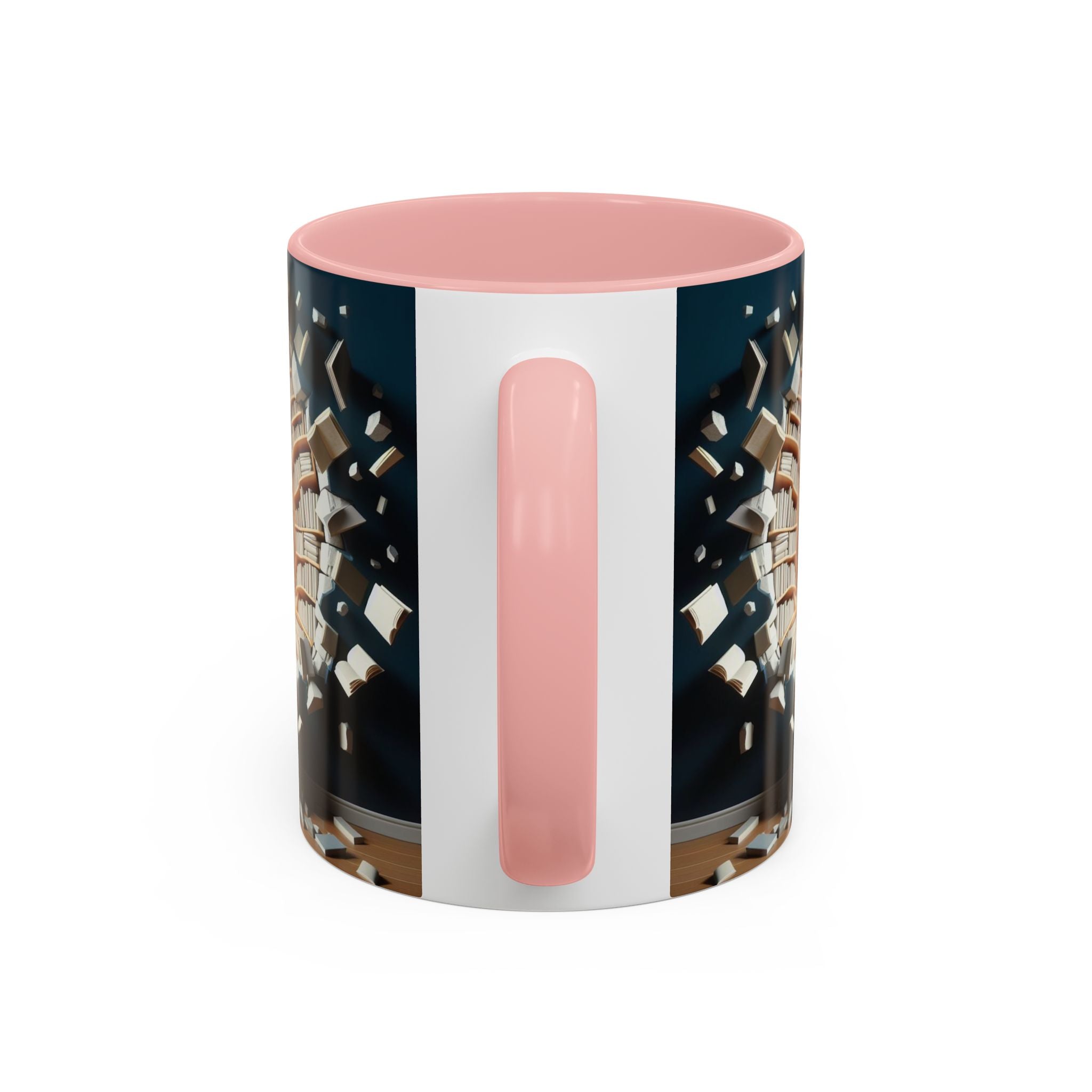 3D Bookshelf Mug-Library Book Mugs Office Ceramic Tea Cup Gift Accent Coffee Mug 2026