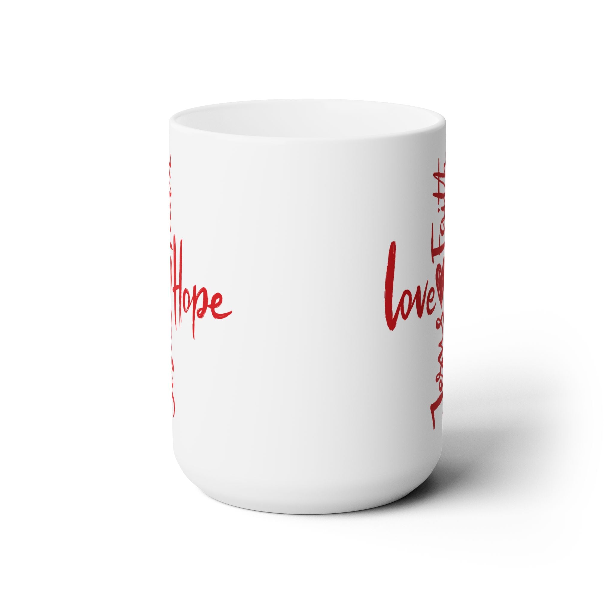 Red Cross Christianity Coffee Tea Mug Gift Home Anniversary Wedding Love 15oz