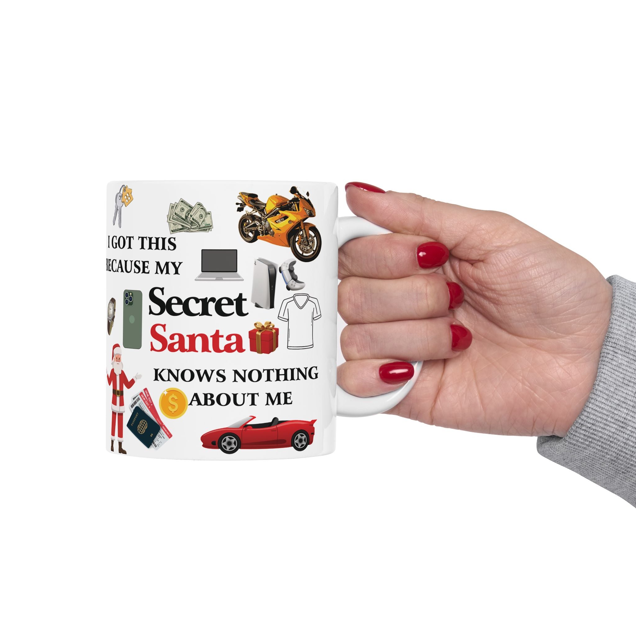 Secret Santa Gift Mug Office Christmas Mugs Funny Gift I Got This Xmas Cup Men 2027