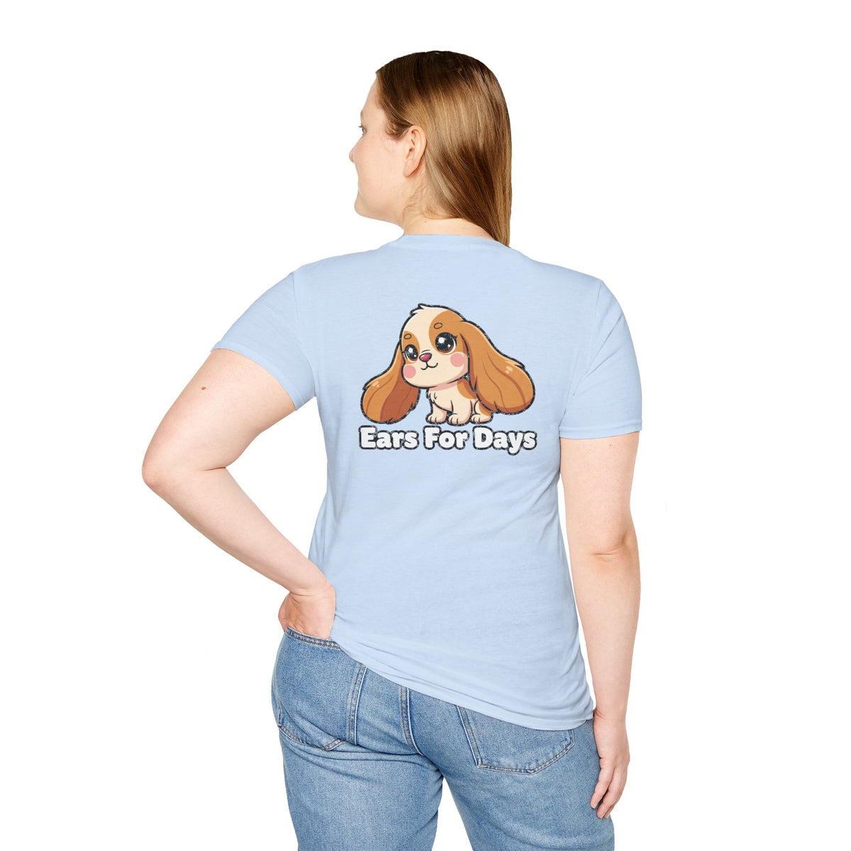 Cute Cocker Spaniel Shirt Ears For Days Funny Dog Lover Unisex Softstyle Tee Gift