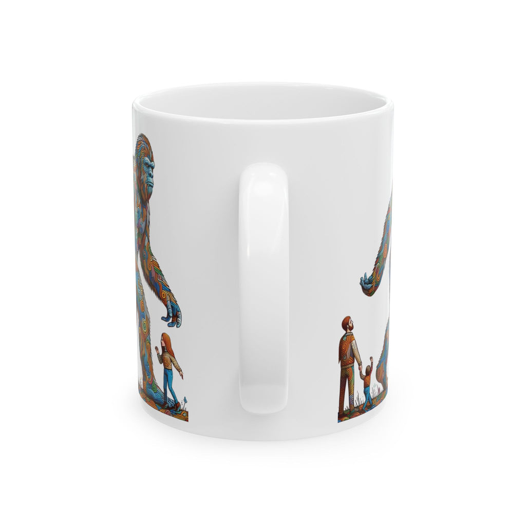 Funny Bigfoot Sasquatch Yeti Ceramic Mug Unique Gift Tea Coffee Cup Art 11oz New