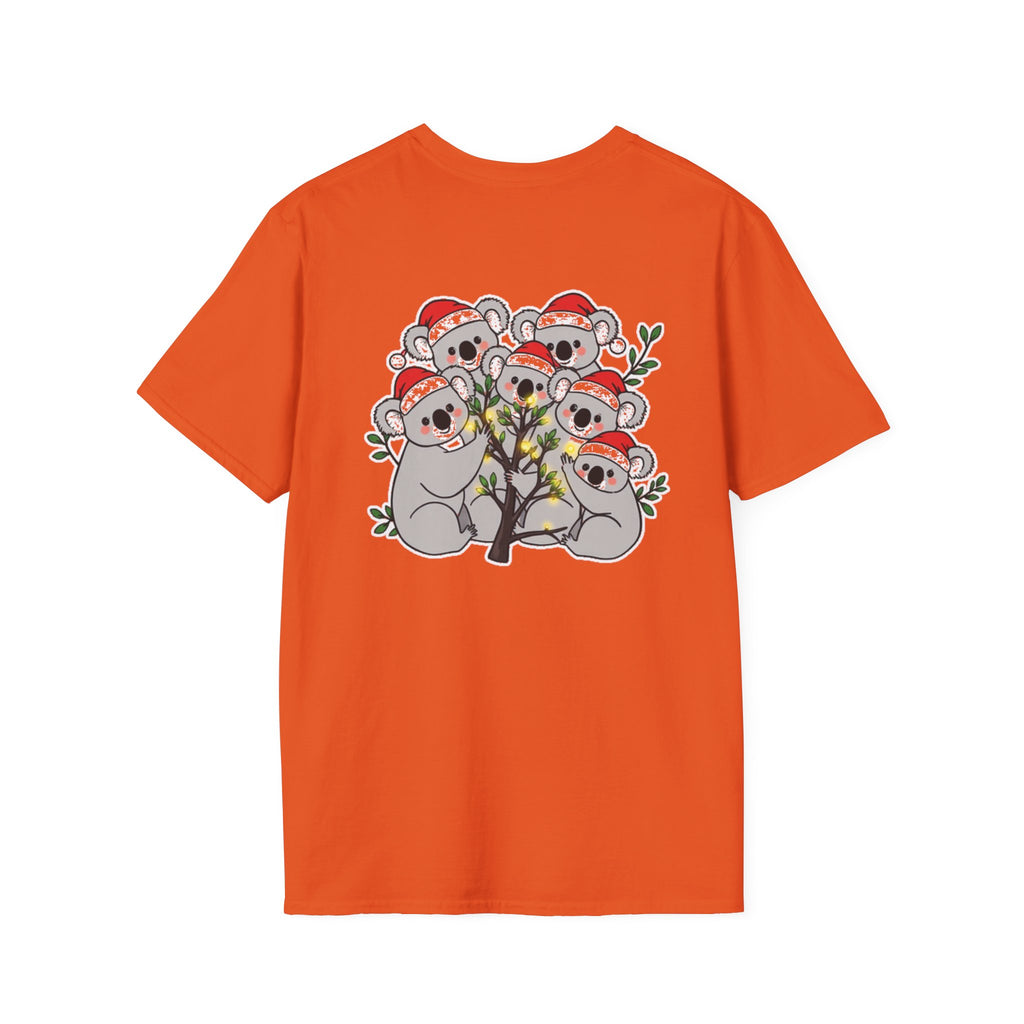 Cute Christmas Koalas Shirt Funny Santa Hat Unisex Softstyle Tee Unique Shirt Gift
