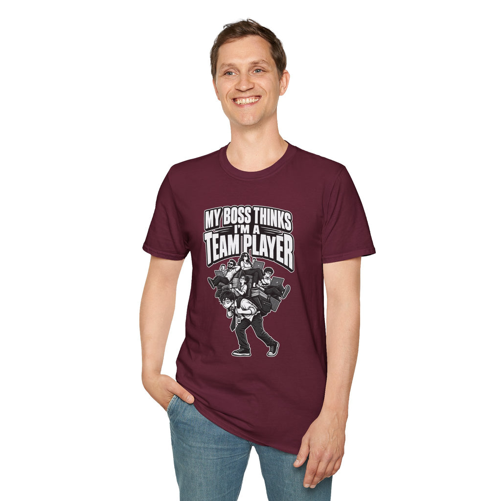 Funny Dark Humor Tshirt — Funny Office Tshirt Dark Humor Graphic Tee Unique Coworker Gift TEAM PLAYER Shirt