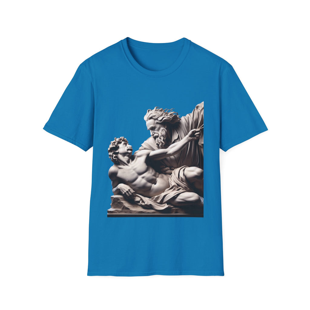 Funny Albert Einstein Unisex Softstyle T-Shirt Unique Gift Cotton T-shirt Art