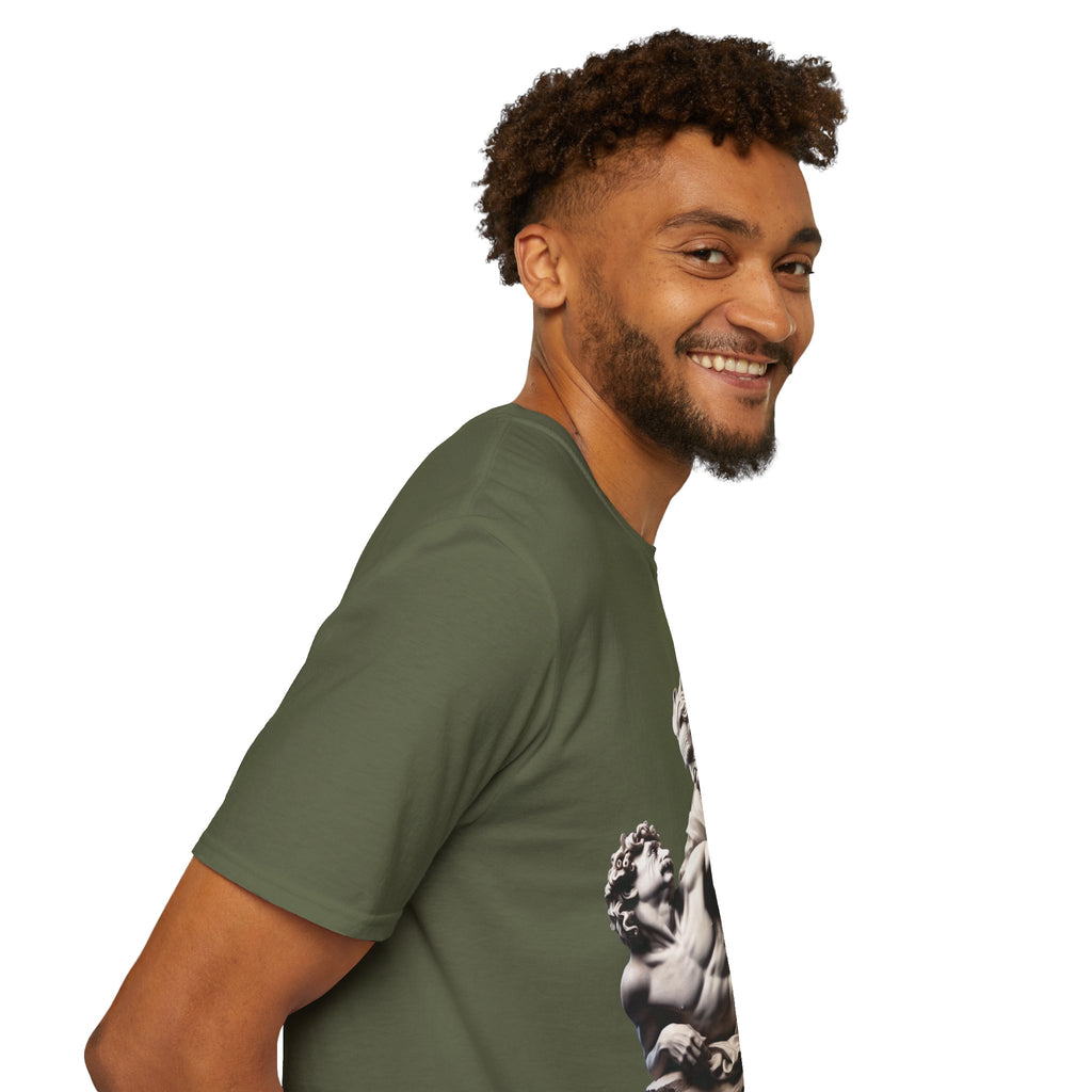 Funny Albert Einstein Unisex Softstyle T-Shirt Unique Gift Cotton T-shirt Art