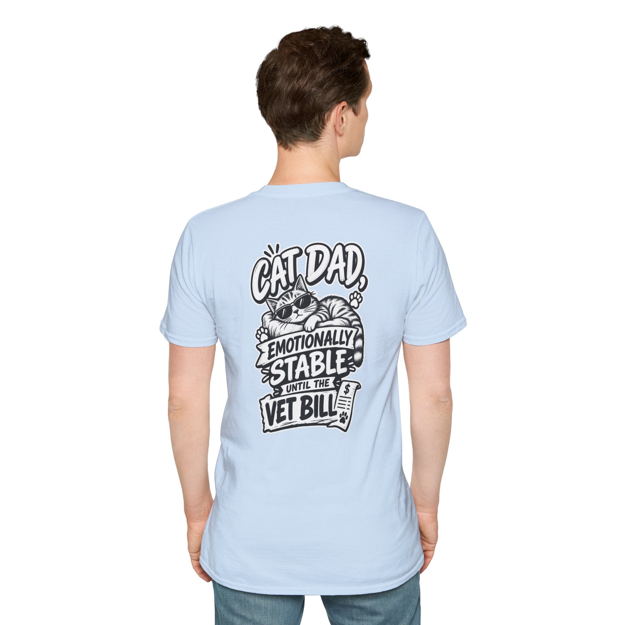 Cat Dad Shirt Pet Lover Tshirt Funny Cat Lover Graphic Tee Dark Humor Tee Unique Gift Funny Tshirt