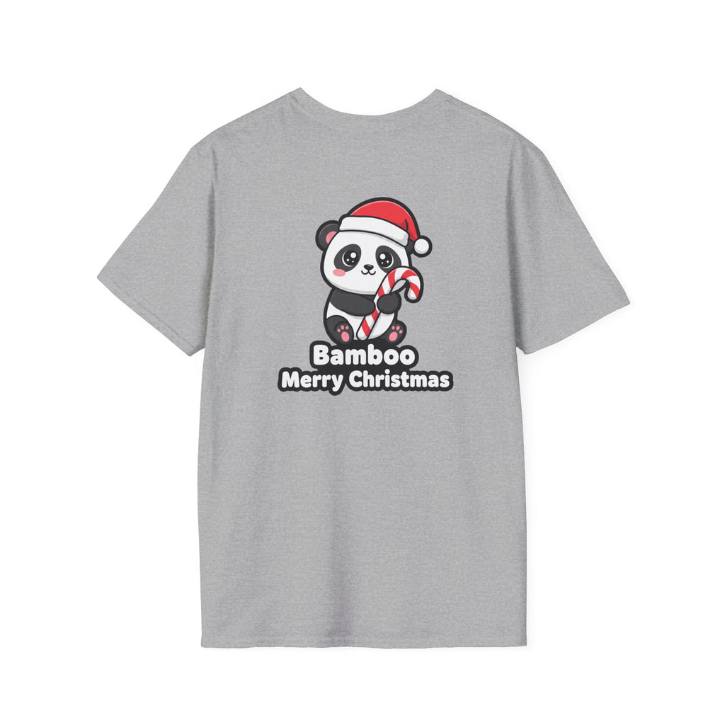 Cute Christmas Shirt Bamboo Merry Christmas Funny Animal Unisex Softstyle Tee Christmas Gift