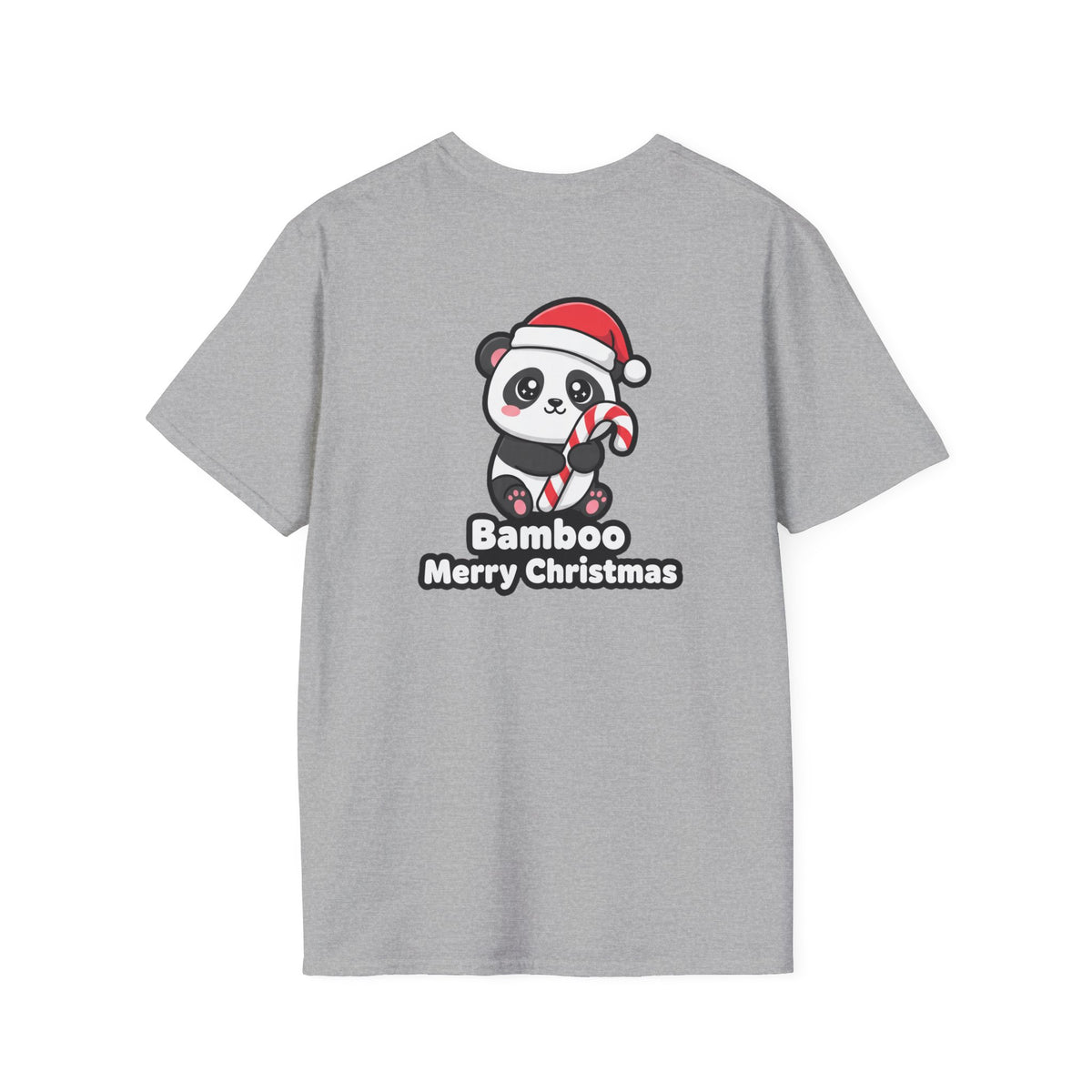 Cute Christmas Shirt Bamboo Merry Christmas Funny Animal Unisex Softstyle Tee Christmas Gift