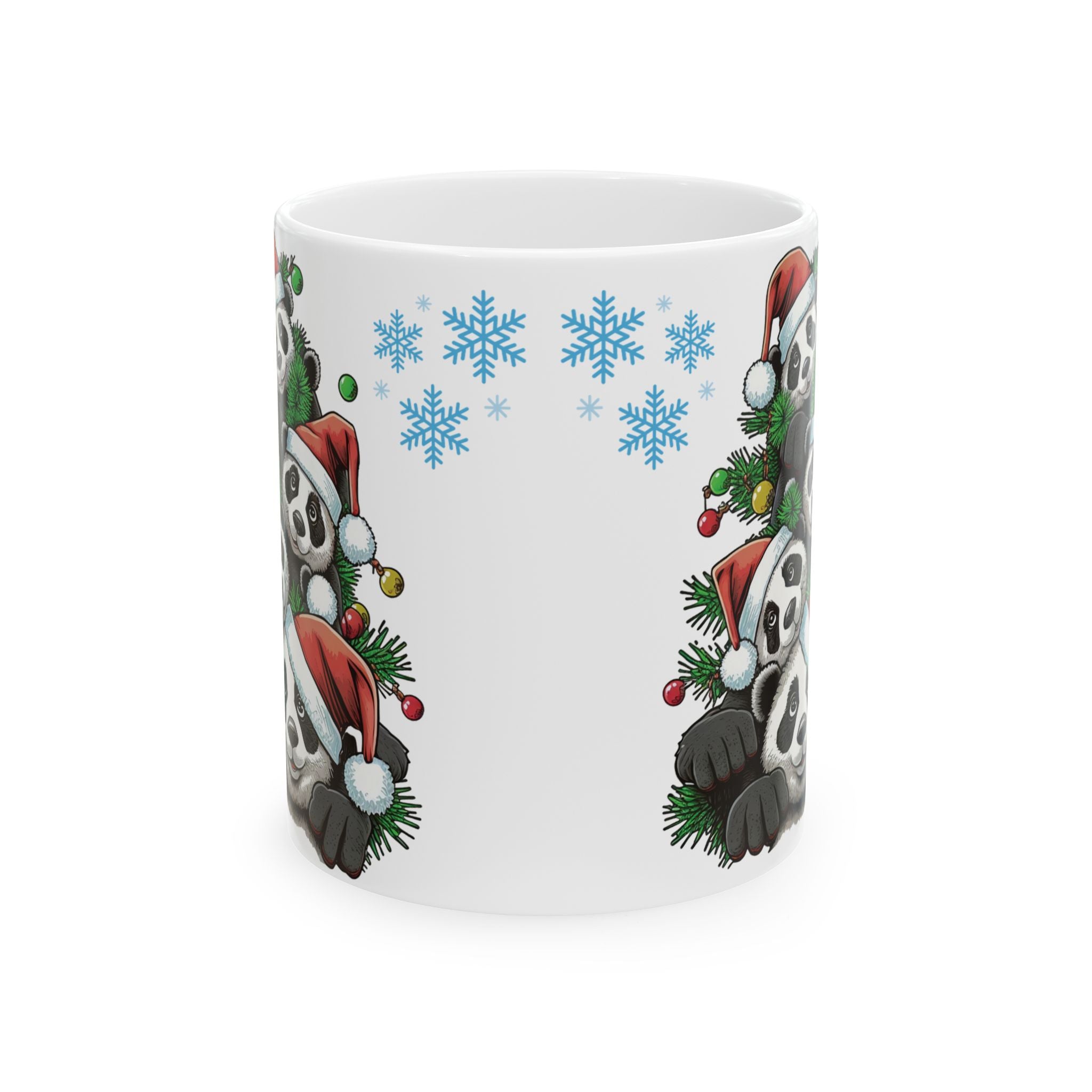 Christmas Mug Panda Mug Best Gift Holiday Coffee Cup Funny Christmas Gift Cute