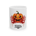 Happy Halloween Pumpkin Spooky White Coffee Mug Funny Best Gift For Friends 11oz