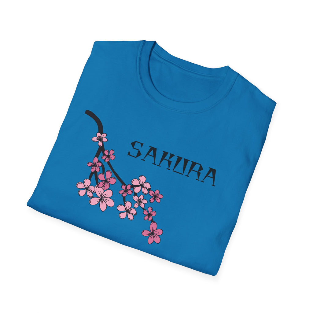 Sakura T-Shirt Japanese Art Shirt Unisex Softstyle Cherry Blossom Flower T-shirt