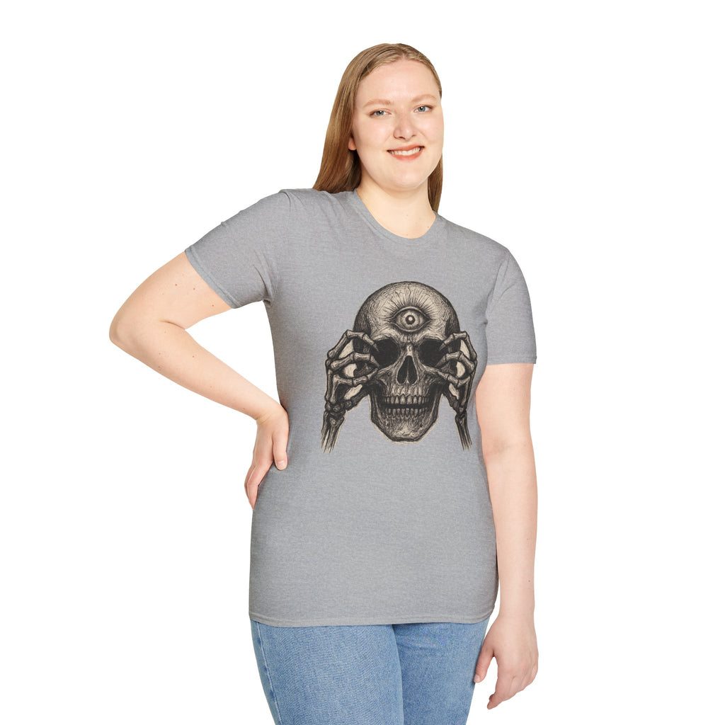 Mens Skull T-shirt Graphic Tees Skeleton Apparel Clothing Skulls Accessories Best Gift