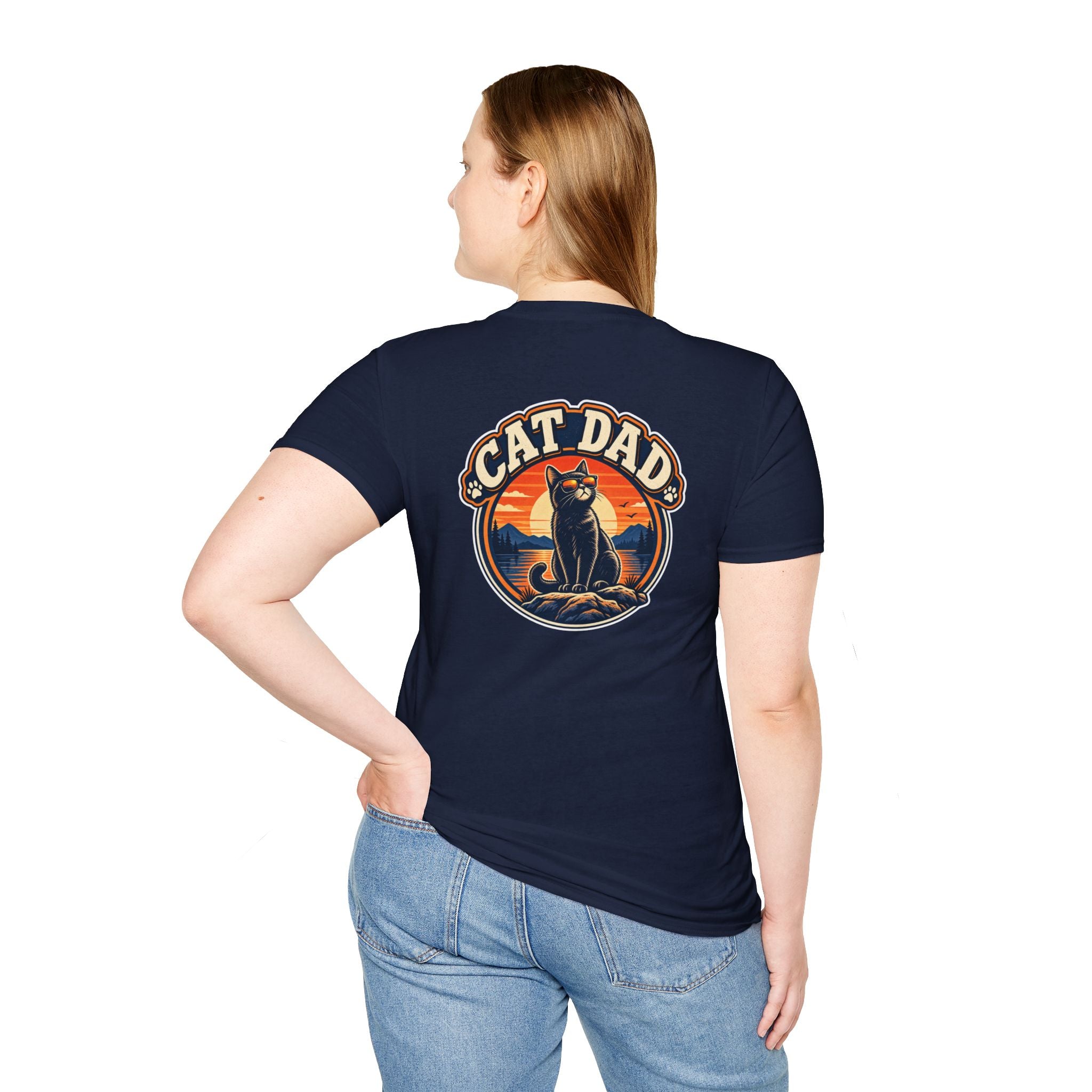 Cat Dad Shirt Pet Lover Tshirt Funny Cat Lover Graphic Tee Dark Humor Tee Unique Gift Funny Tshirt
