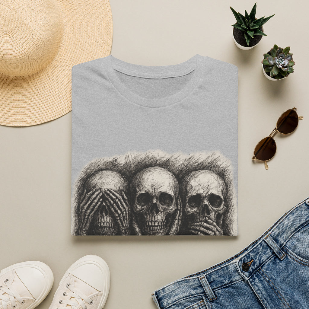 Mens Skull T-shirt Graphic Tees Skeleton Apparel Clothing Skulls Accessories Best Gift