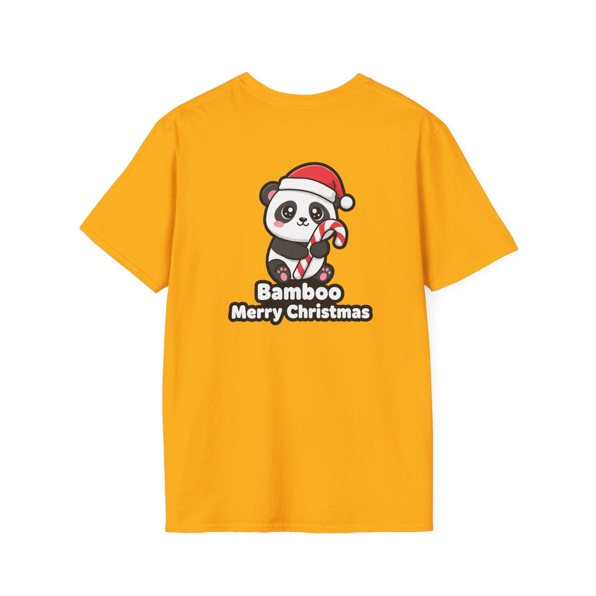 Cute Christmas Shirt Bamboo Merry Christmas Funny Animal Unisex Softstyle Tee Christmas Gift