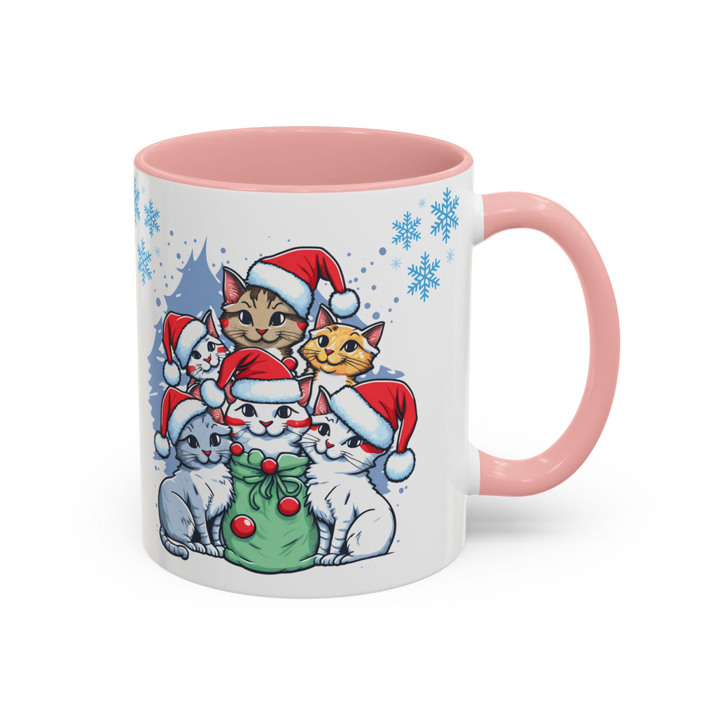Christmas Ceramic Mug Cat Best Gift Holiday Festive Cup Christmas Gift Cute Kids