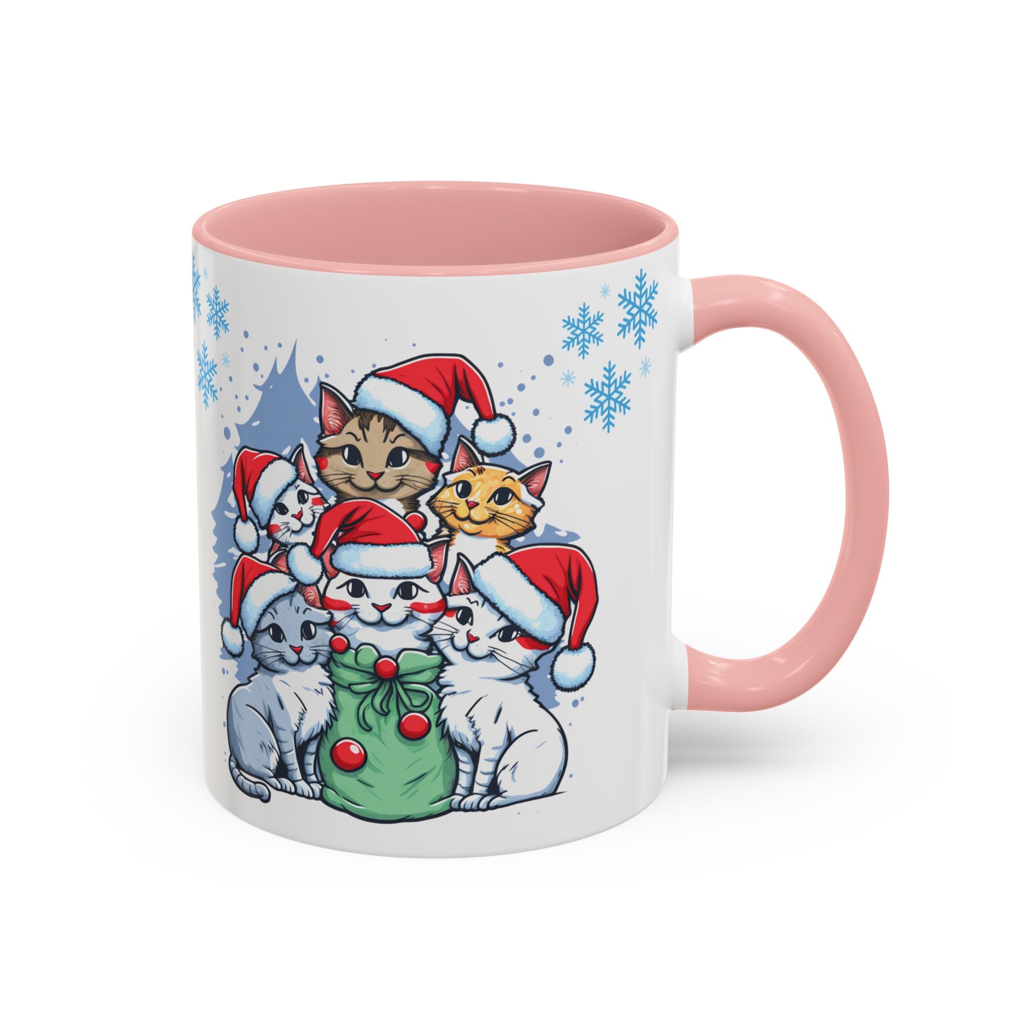 Christmas Ceramic Mug Cat Best Gift Holiday Festive Cup Christmas Gift Cute Kids