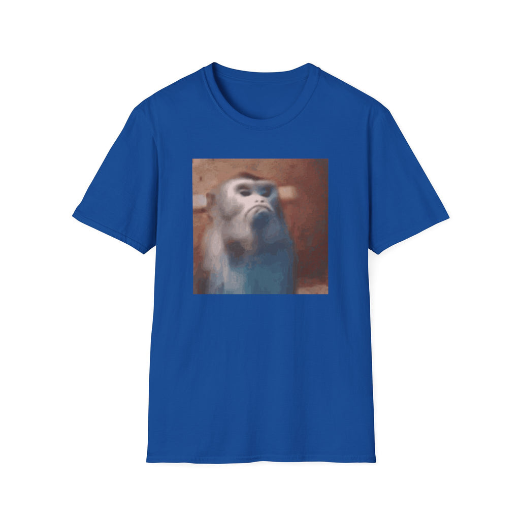 Funny Offended Monkey T-Shirt Viral Internet Meme Shirt Unisex Softstyle Gift