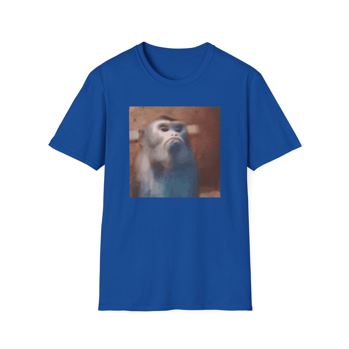 Funny Offended Monkey T-Shirt Viral Internet Meme Shirt Unisex Softstyle Gift