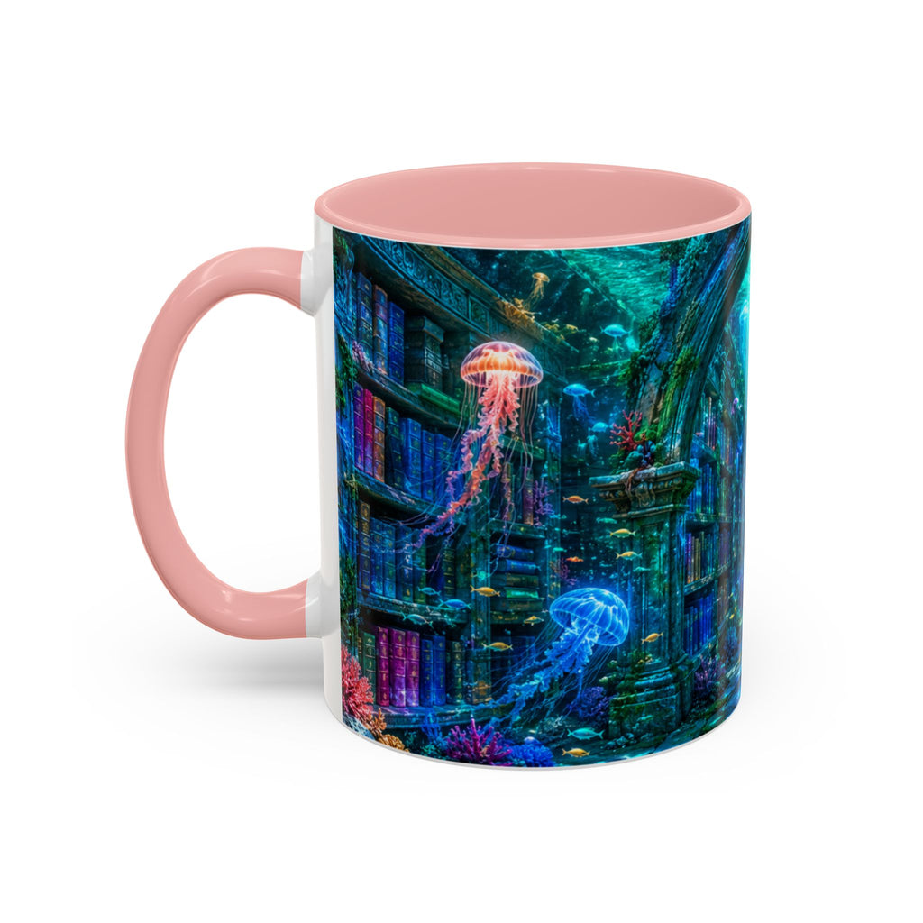 3D Library Bookshelf Mug Ceramic Book Lovers Coffee Mug Gifts Funny Accent Cup