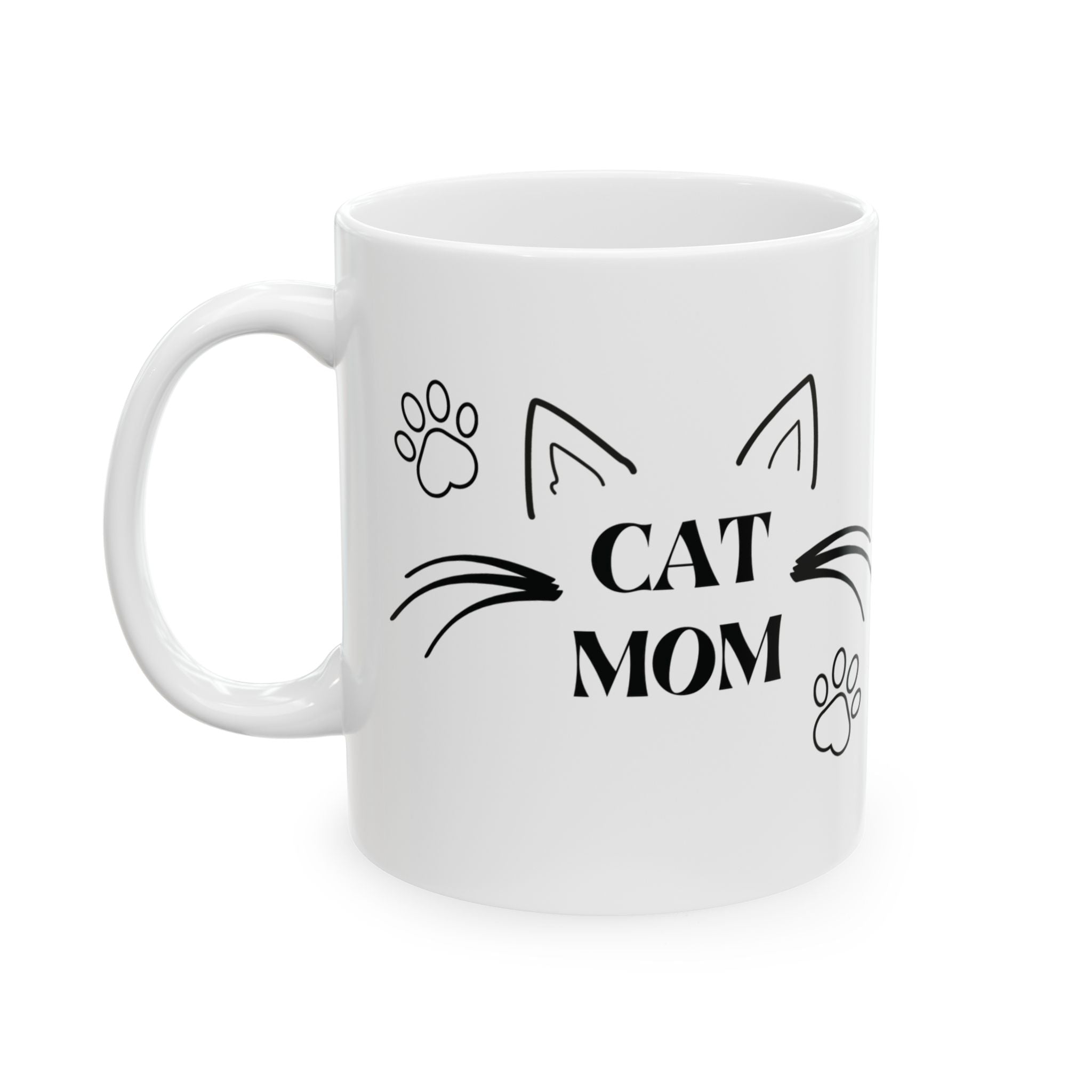 Cat Mama Mug Mom Mug Novelty Coffee Mugs Birthday Cat Lover Gifts Women Ceramic