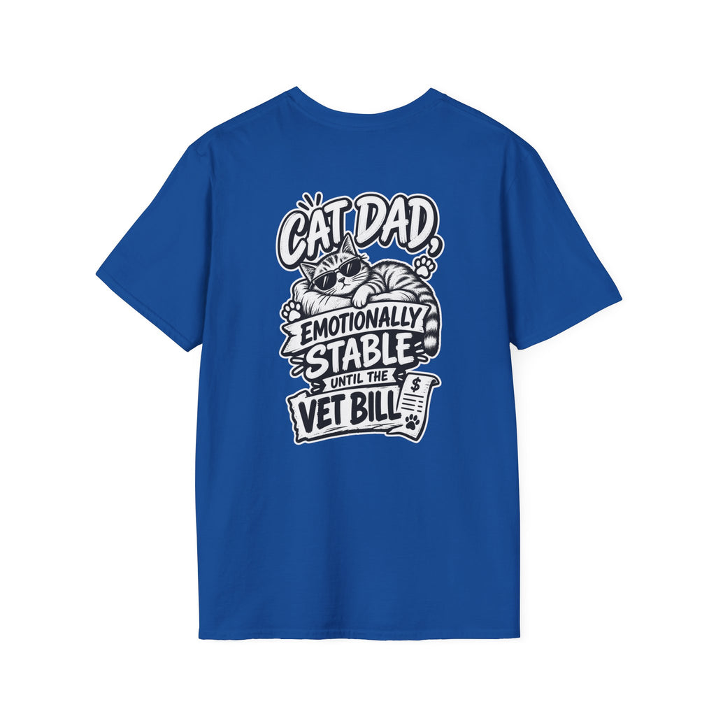 Cat Dad Shirt Pet Lover Tshirt Funny Cat Lover Graphic Tee Dark Humor Tee Unique Gift Funny Tshirt