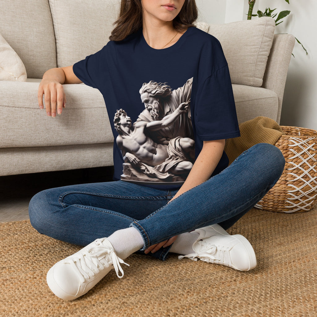 Funny Albert Einstein Unisex Softstyle T-Shirt Unique Gift Cotton T-shirt Art