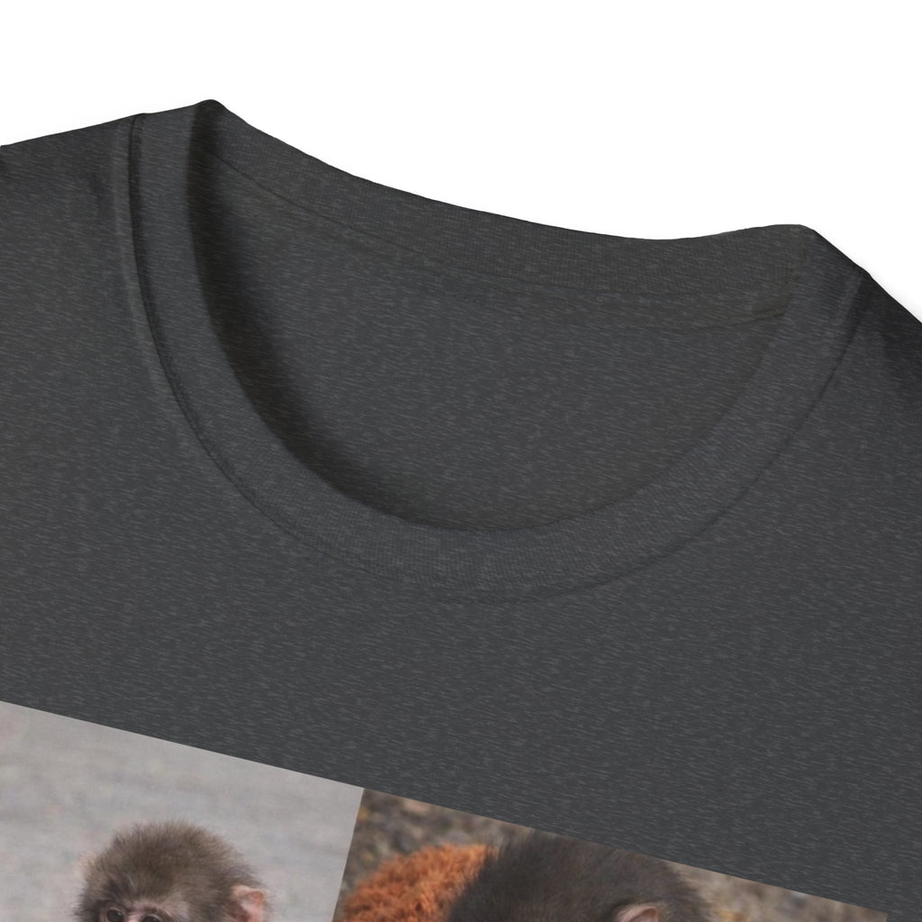 Funny Punch Monkey Viral Animal Tshirt Cute Trendy Unisex Softstyle T-Shirt Gift
