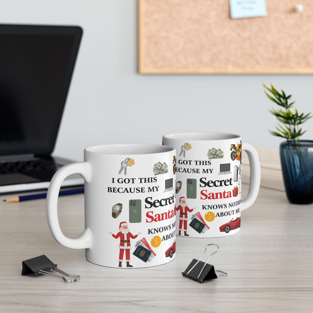 Secret Santa Gift Mug Office Christmas Mugs Funny Gift I Got This Xmas Cup Men 2027