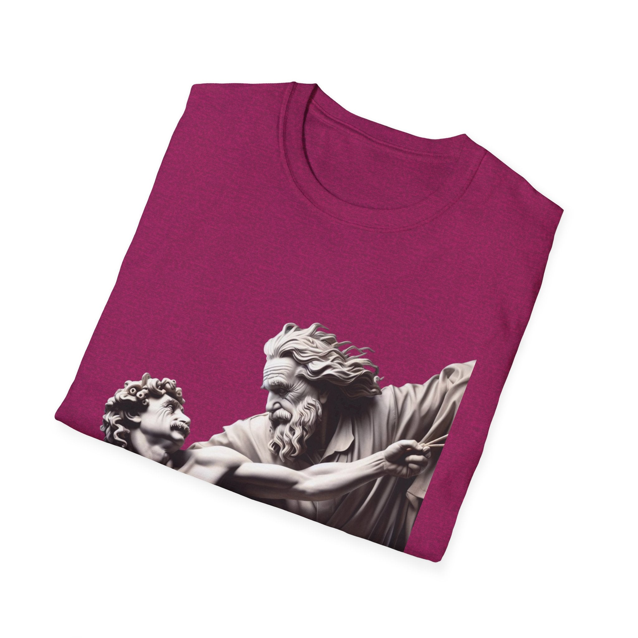 Funny Albert Einstein Unisex Softstyle T-Shirt Unique Gift Cotton T-shirt Art