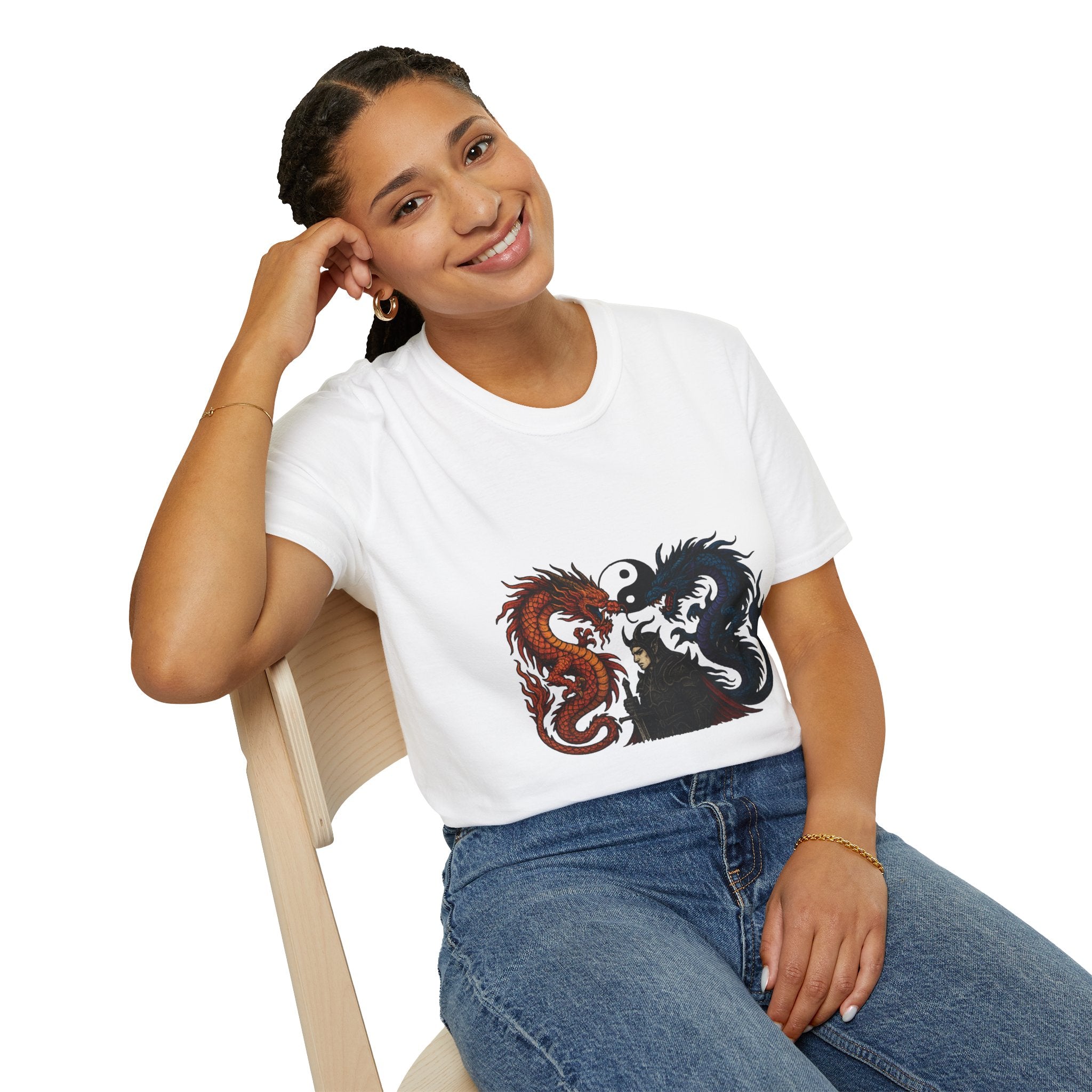 Dragon T-shirt Men Women Graphic Tee Clothing Apparel Chinese Dagon Symbol Gift