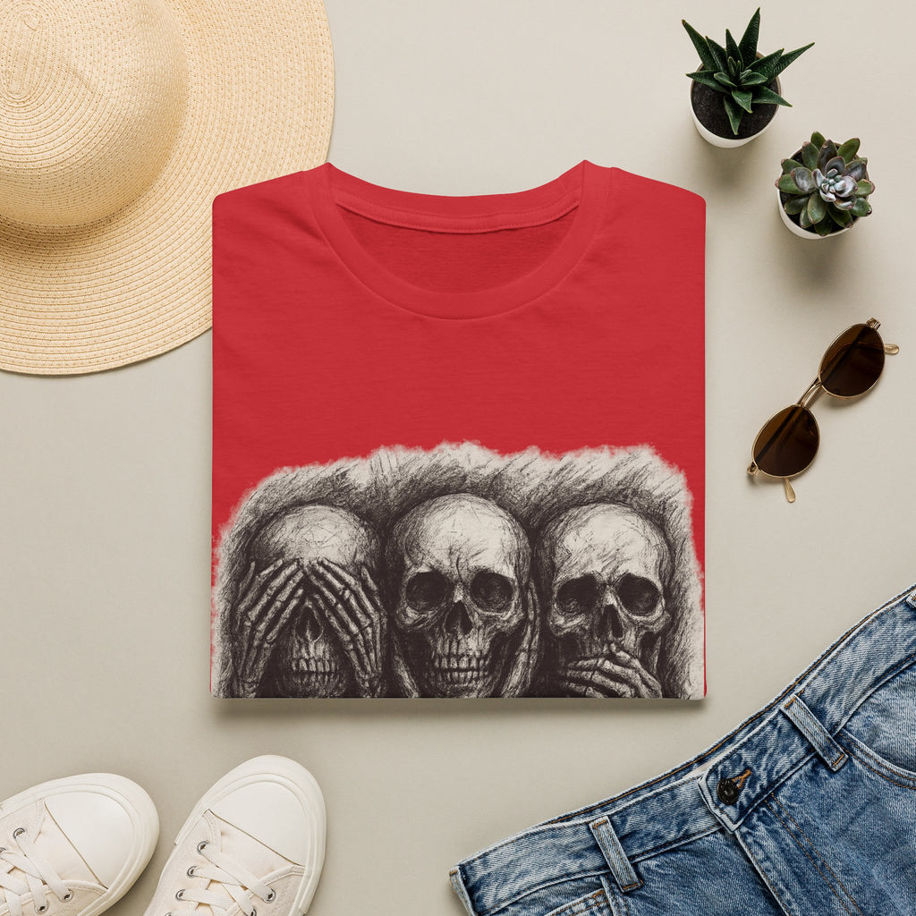 Mens Skull T-shirt Graphic Tees Skeleton Apparel Clothing Skulls Accessories Best Gift