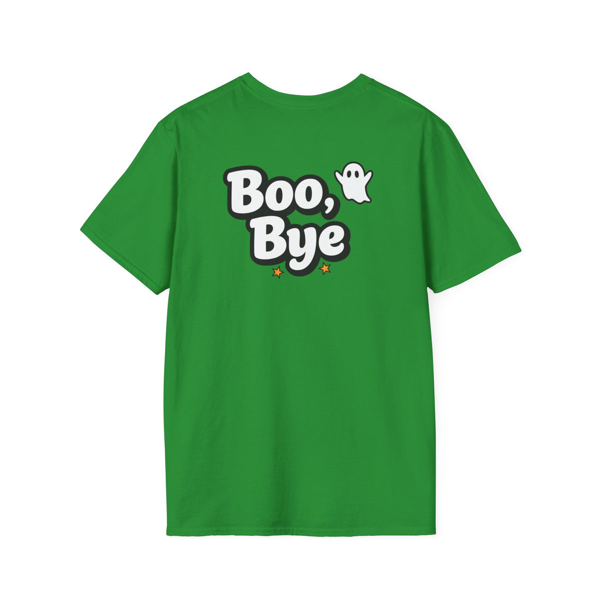 Dark Humor Halloween Shirt Boo Bye Funny Minimalist Ghost Sarcastic Unisex Softstyle Tee Adult Halloween Gift