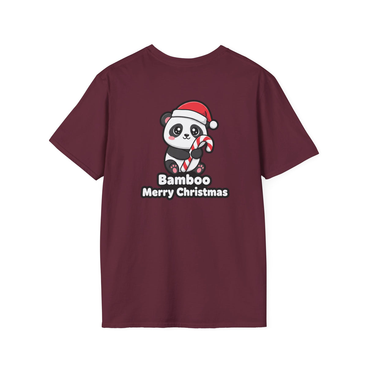 Cute Christmas Shirt Bamboo Merry Christmas Funny Animal Unisex Softstyle Tee Christmas Gift