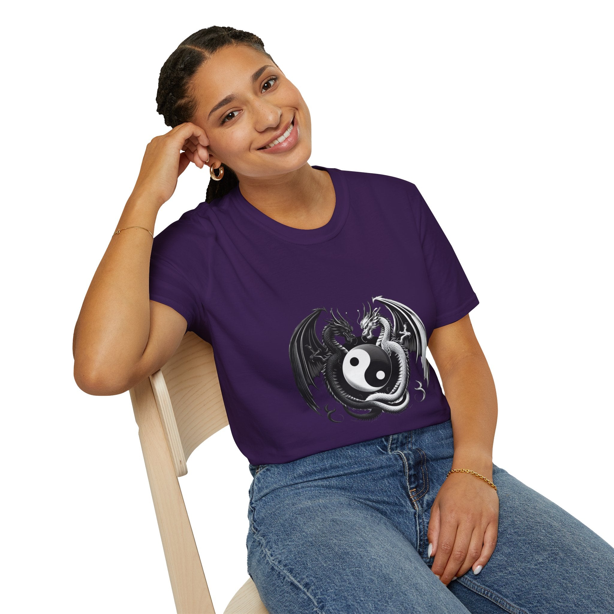 Dragon T-shirt Men Women Graphic Tee Clothing Apparel Chinese Dagon Symbol Gift