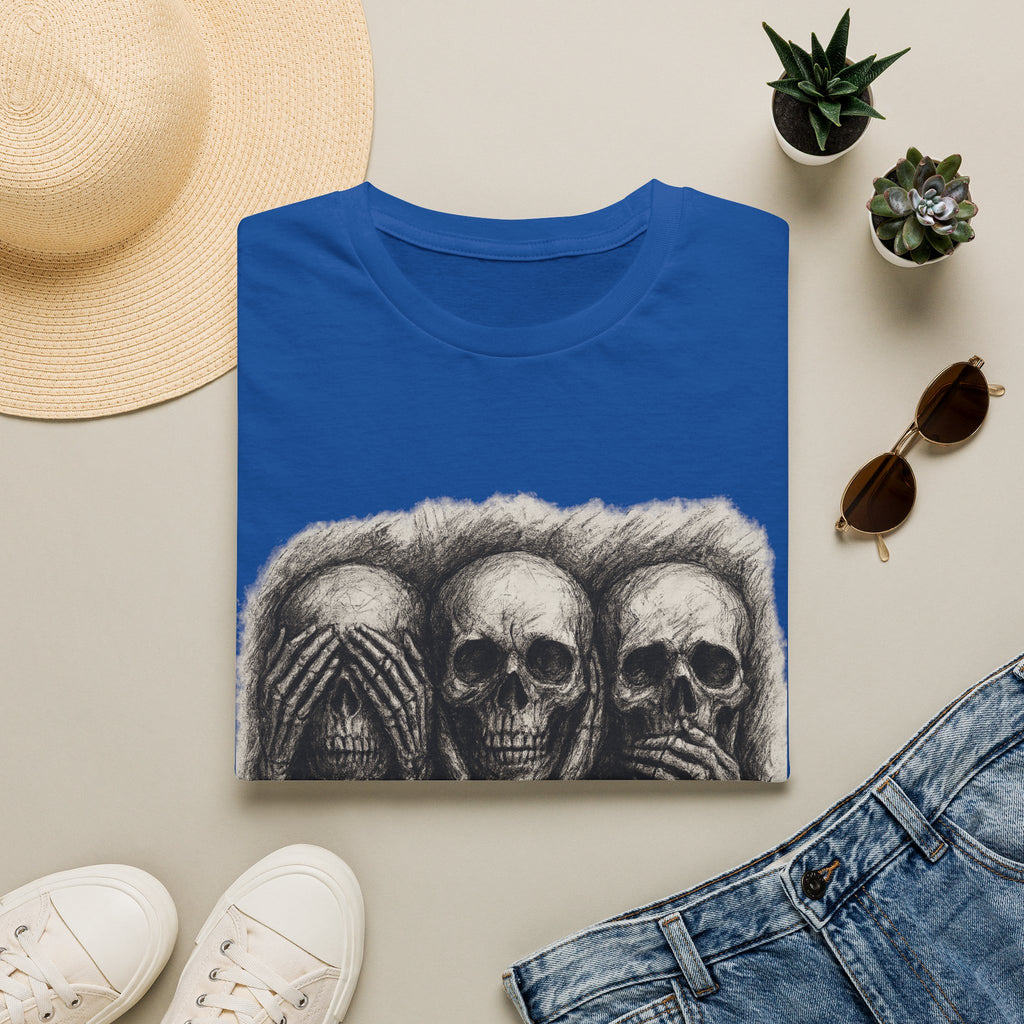 Mens Skull T-shirt Graphic Tees Skeleton Apparel Clothing Skulls Accessories Best Gift