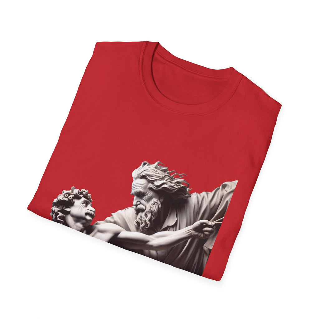Funny Albert Einstein Unisex Softstyle T-Shirt Unique Gift Cotton T-shirt Art