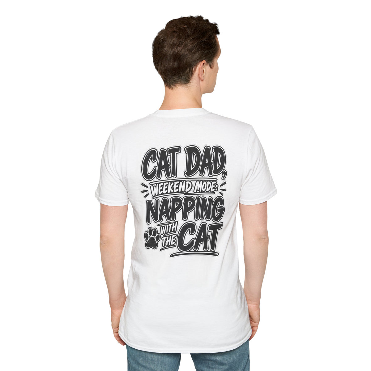 Cat Dad Shirt Pet Lover Tshirt Funny Cat Lover Graphic Tee Dark Humor Tee Unique Gift Funny Tshirt