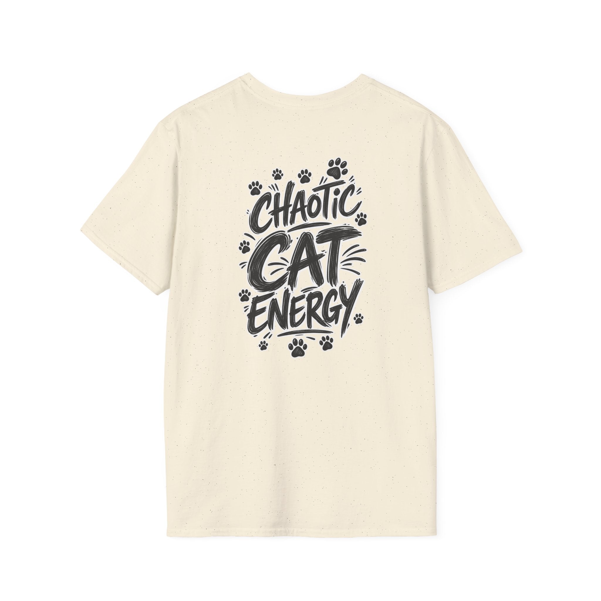 Funny Cat Shirt Chaotic Cat Energy Sarcastic Cat Lover Graphic Tee Cat Lover Graphic Tee Dark Humor Tee Unique Gift Funny Tshirt