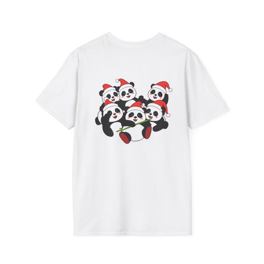 Christmas Pandas Family T-Shirt | Cute Cartoon Holiday Design Unique Holiday Gift Shirt