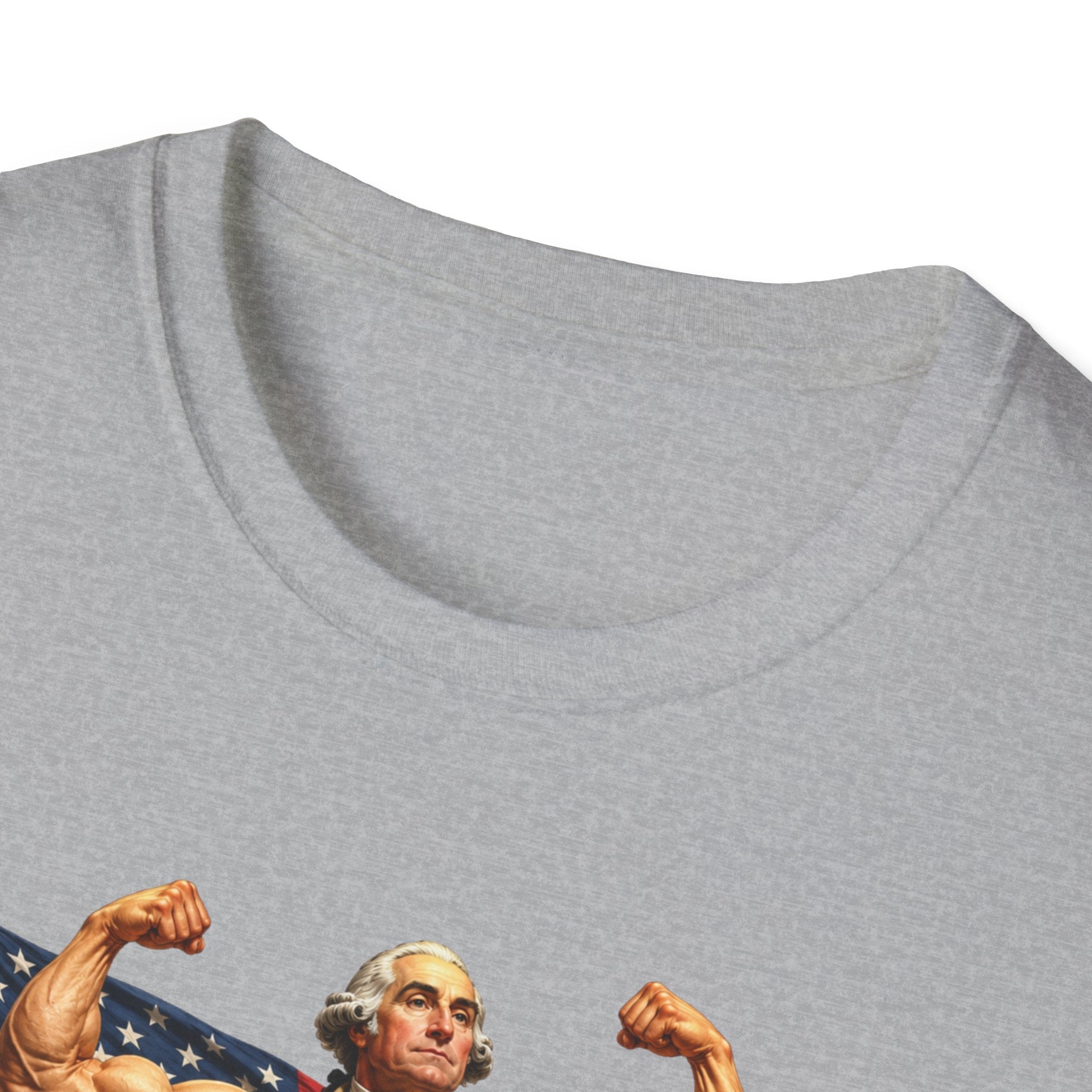 Funny USA Unisex Softstyle T-Shirt Giant Declaration Receipt Funny Patriotic T-Shirt United States of America Benjamin Franklin George Washington Tshirt