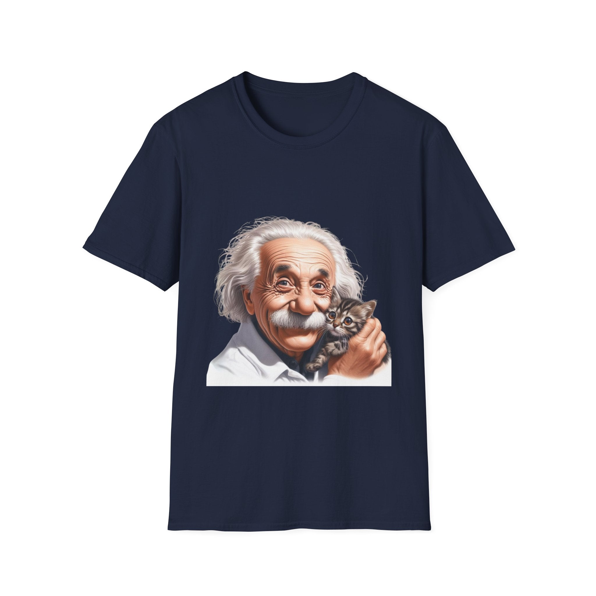 Funny Albert Einstein T-Shirt Unisex Softstyle T-Shirt Cotton Unique Gift German