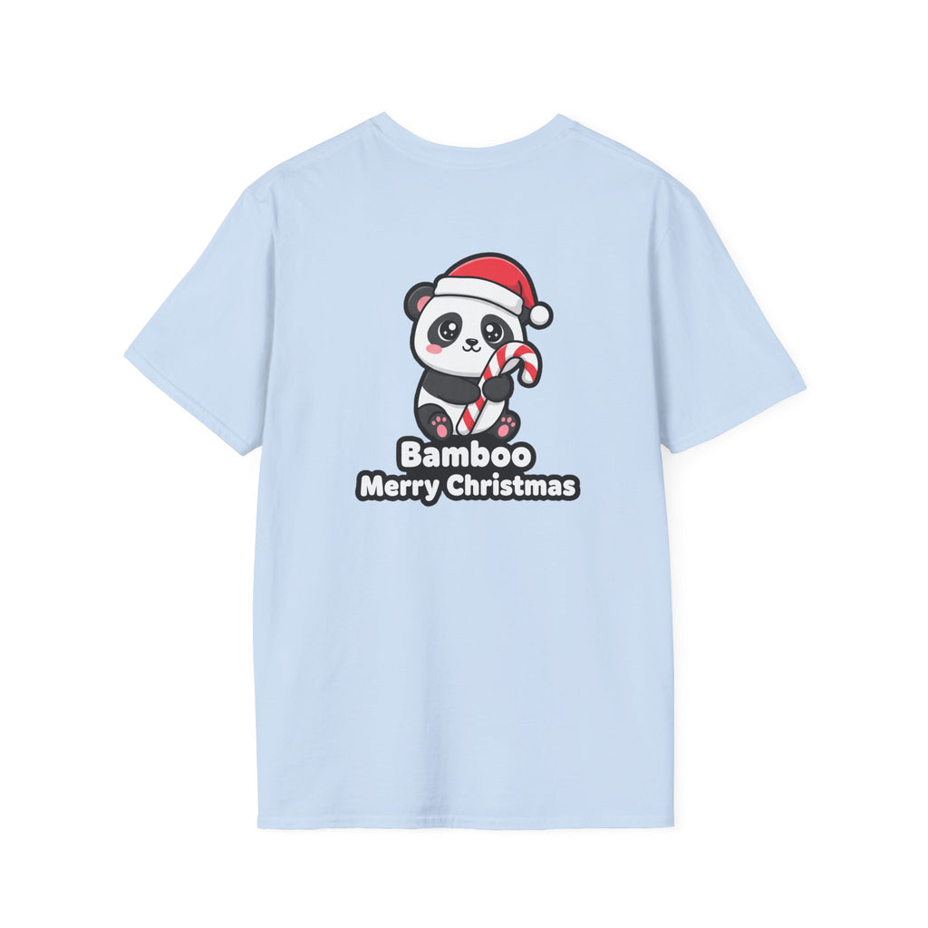 Cute Christmas Shirt Bamboo Merry Christmas Funny Animal Unisex Softstyle Tee Christmas Gift
