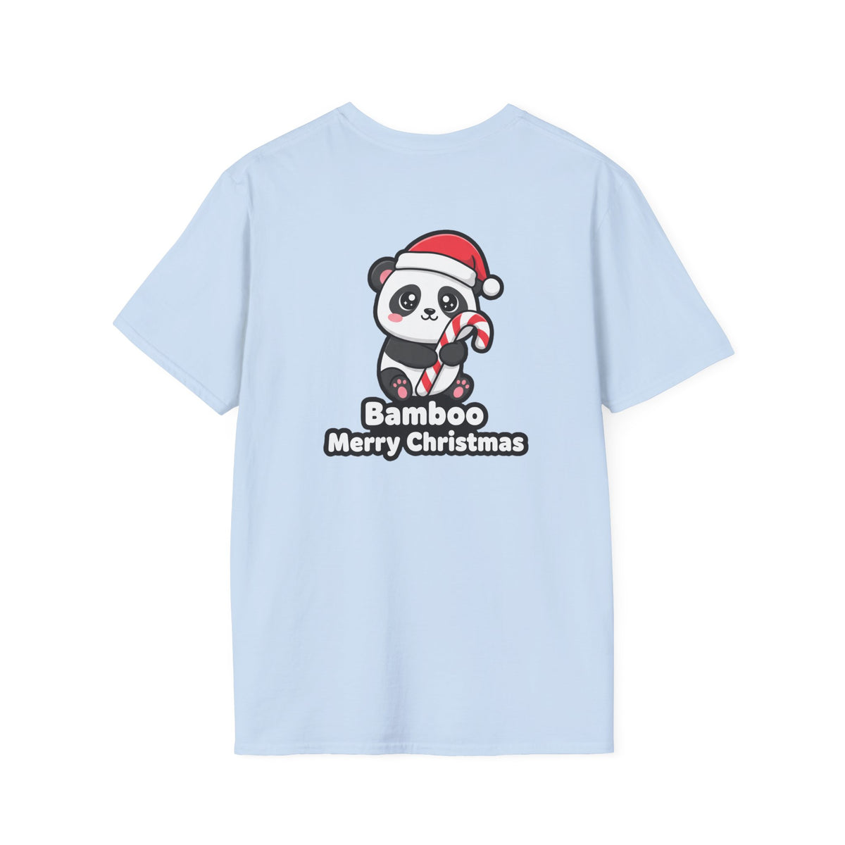 Cute Christmas Shirt Bamboo Merry Christmas Funny Animal Unisex Softstyle Tee Christmas Gift