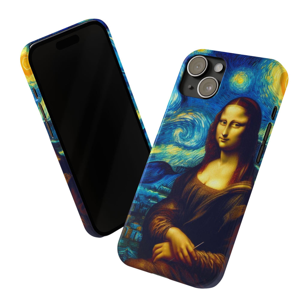 Funny Mona Lisa Phone Cases Van Gogh Starry Night Case Unique Gift iPhone 17 New