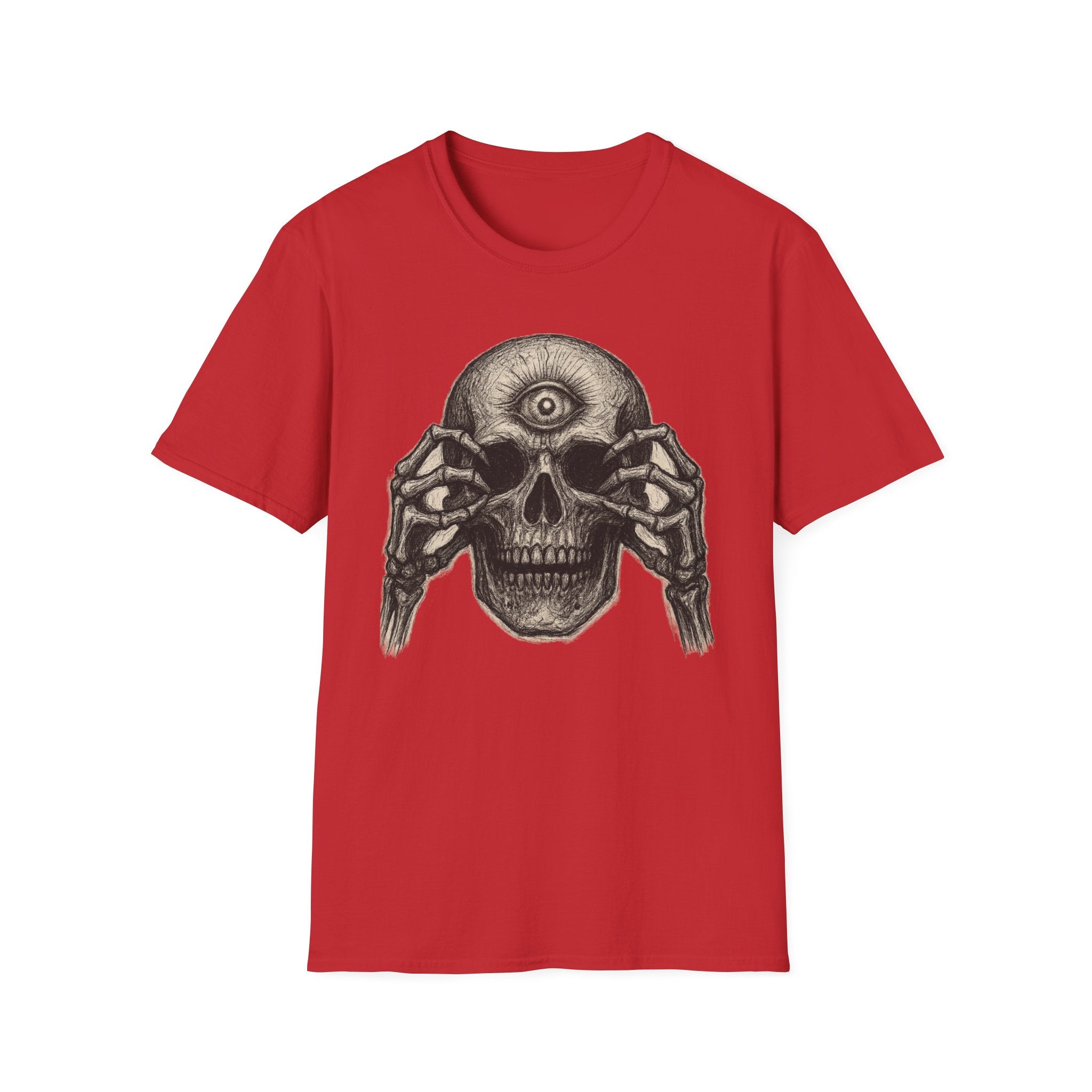 Mens Skull T-shirt Graphic Tees Skeleton Apparel Clothing Skulls Accessories Best Gift