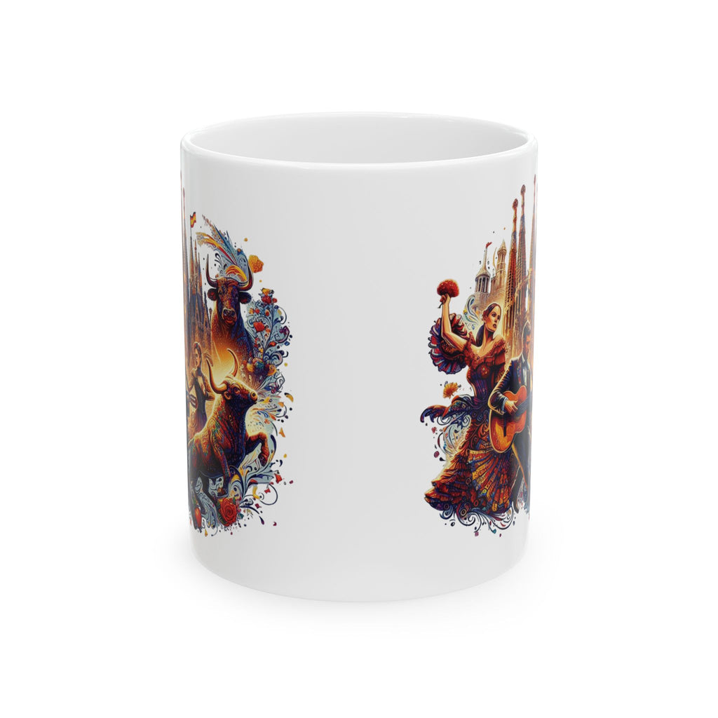 Spain Mug Cultural Attributes Tea Coffee Cup Ceramic Mug Unique Gift Tourist New 11oz