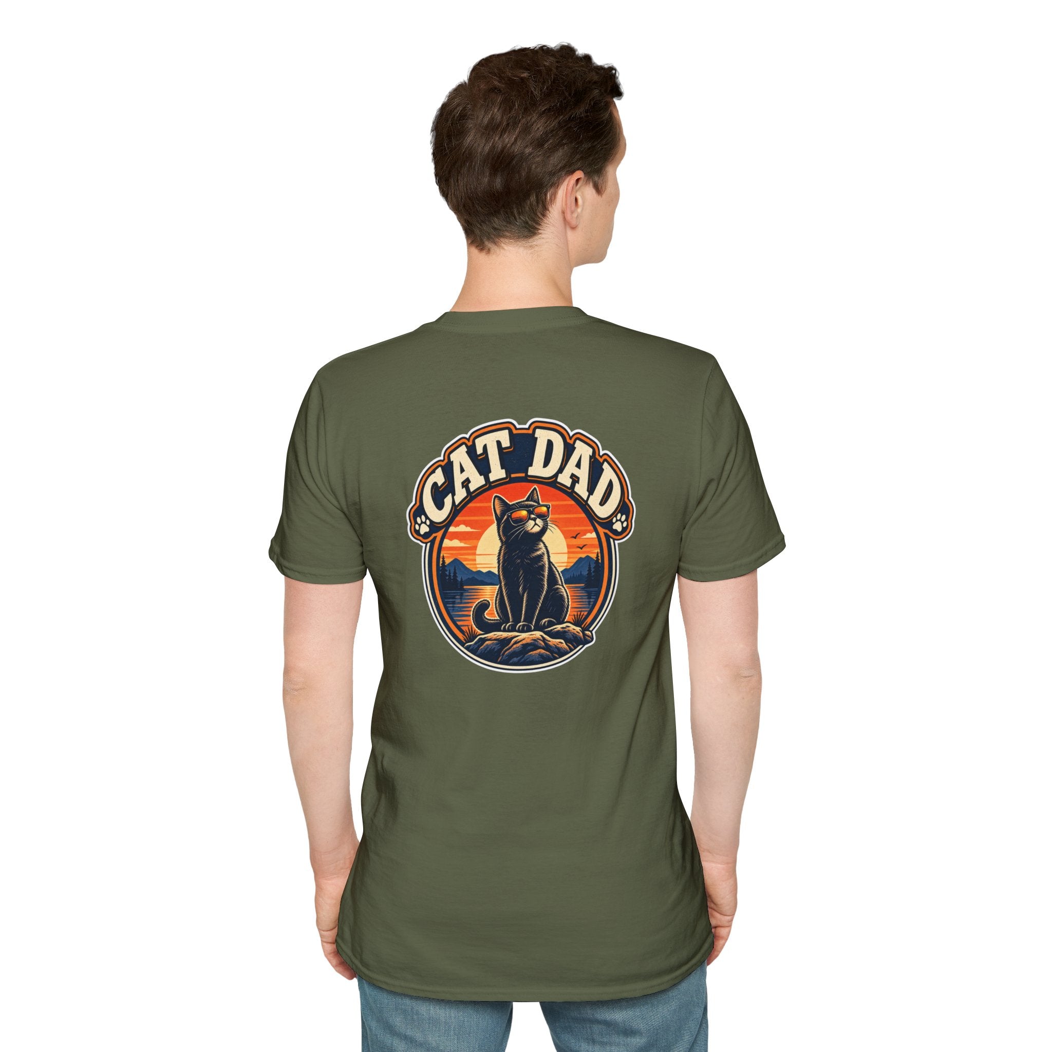 Cat Dad Shirt Pet Lover Tshirt Funny Cat Lover Graphic Tee Dark Humor Tee Unique Gift Funny Tshirt